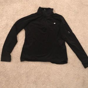 Black quarter zip